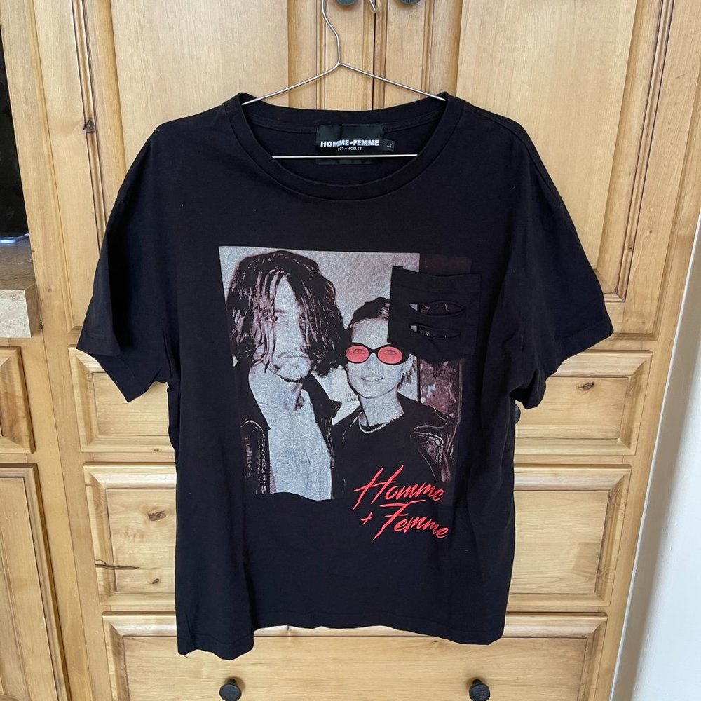 NEW Homme Femme Los Angeles Graphic Tee in size L